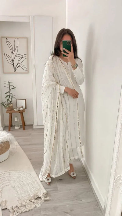 Trending Faux Georgette Suit Set - Designer Festive Wear for Women