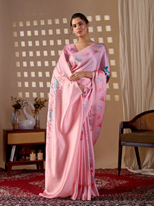Trending Floral Soft Georgette Saree - Lightweight Comfort