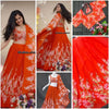 Trending Flower Print Georgette Lehenga Choli - Soft & Flowy Festive Wear