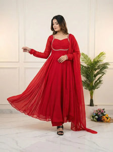 Trending Fox Georgette Gown - Stunning Party Wear for Women