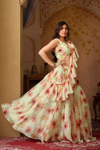 Trending Georgette Floral Lehenga - Ready-to-Wear for Summer