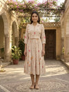 Trending Gingham Floral Kurti for Women - Flowy Flair & Comfort for Casual & Monsoon Wear