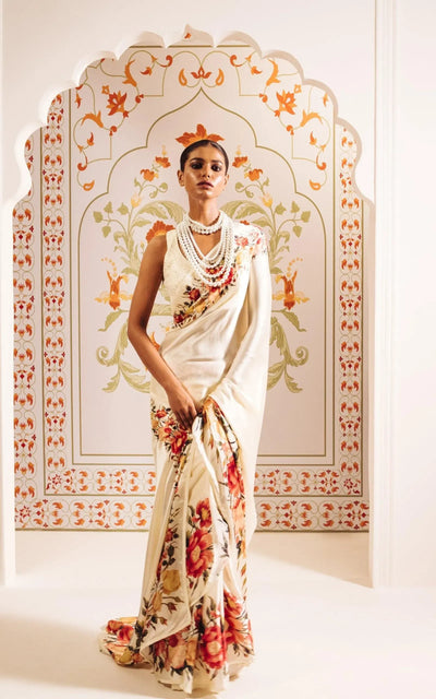 Trending Japan Satin Saree - Digital Print for Women's Parties