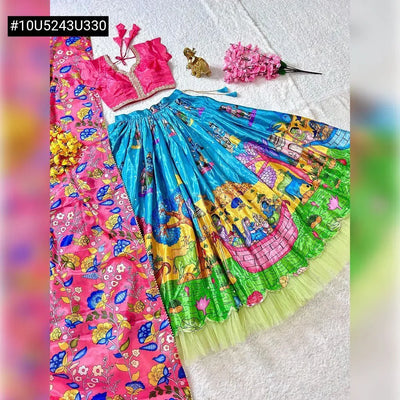 Trending Kalamkari Designer Lehenga Choli - Full Stitched for Women