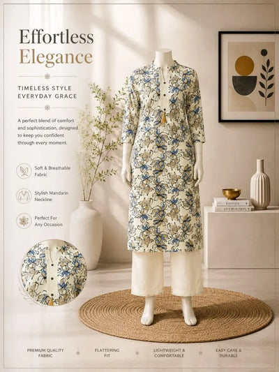 Trending Khadi Cotton Co-Ord Set - Comfortable Ethnic Wear for Women