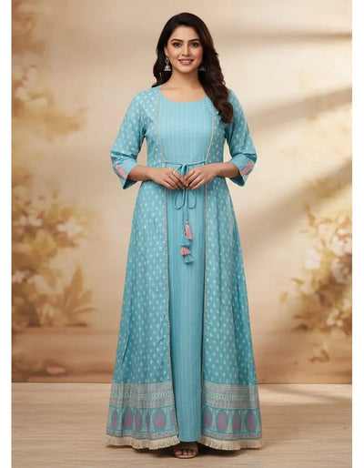 Trending Layered Kurti Set - Elegant Ethnic Wear for Women