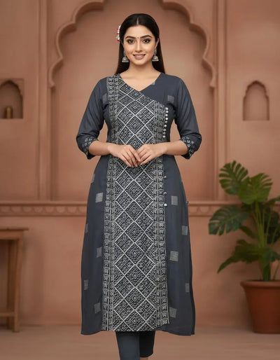 Trending Layered Kurti Set - Elegant Ethnic Wear for Women