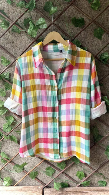 Trending Mul Mul Cotton Shirt - Breathable Comfort for Women