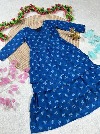 Trending Mulmul Cotton Midi Dress - Premium Summer Gown