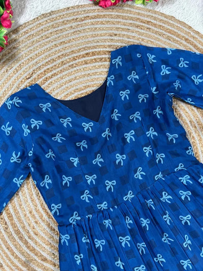 Trending Mulmul Cotton Midi Dress - Premium Summer Gown