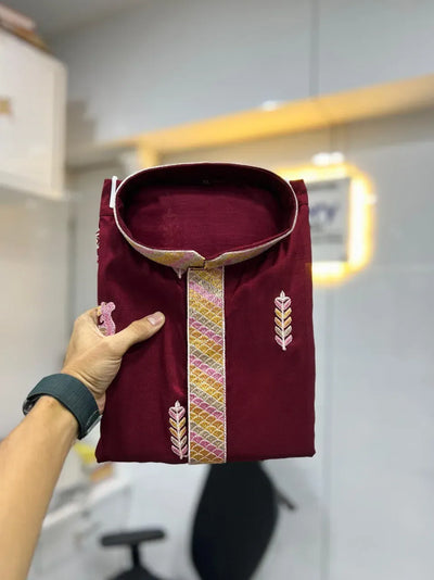 Trending Multi Thread Daaman Kurta - Men's Festive Wear | Sizes M-3XL