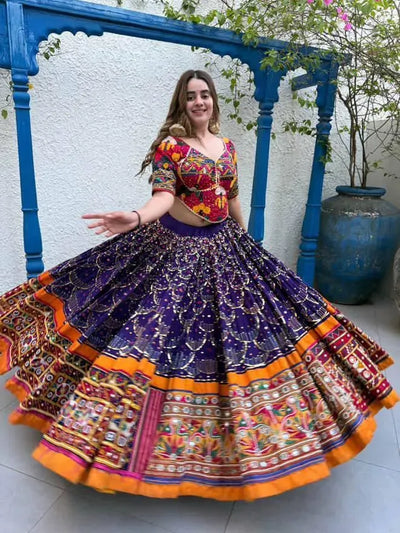 Trending Navratri Chaniya Choli - Real Mirror Work for Festive Occasions