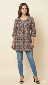 Trending Pure Cotton Cambric Tunic - Elegant Everyday Prints for Women