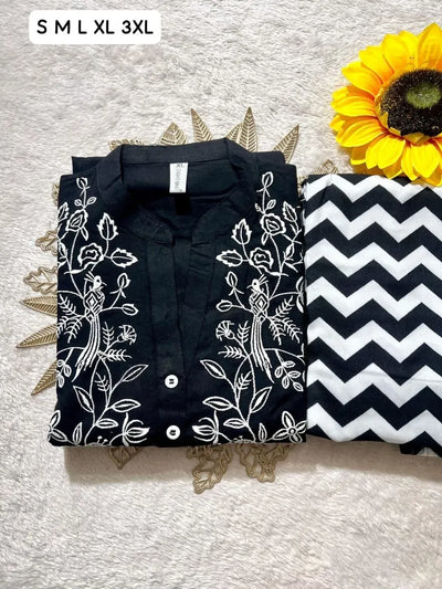 Trending Rayon Embroidered Kurti Set - Premium Quality for Women | S-3XL