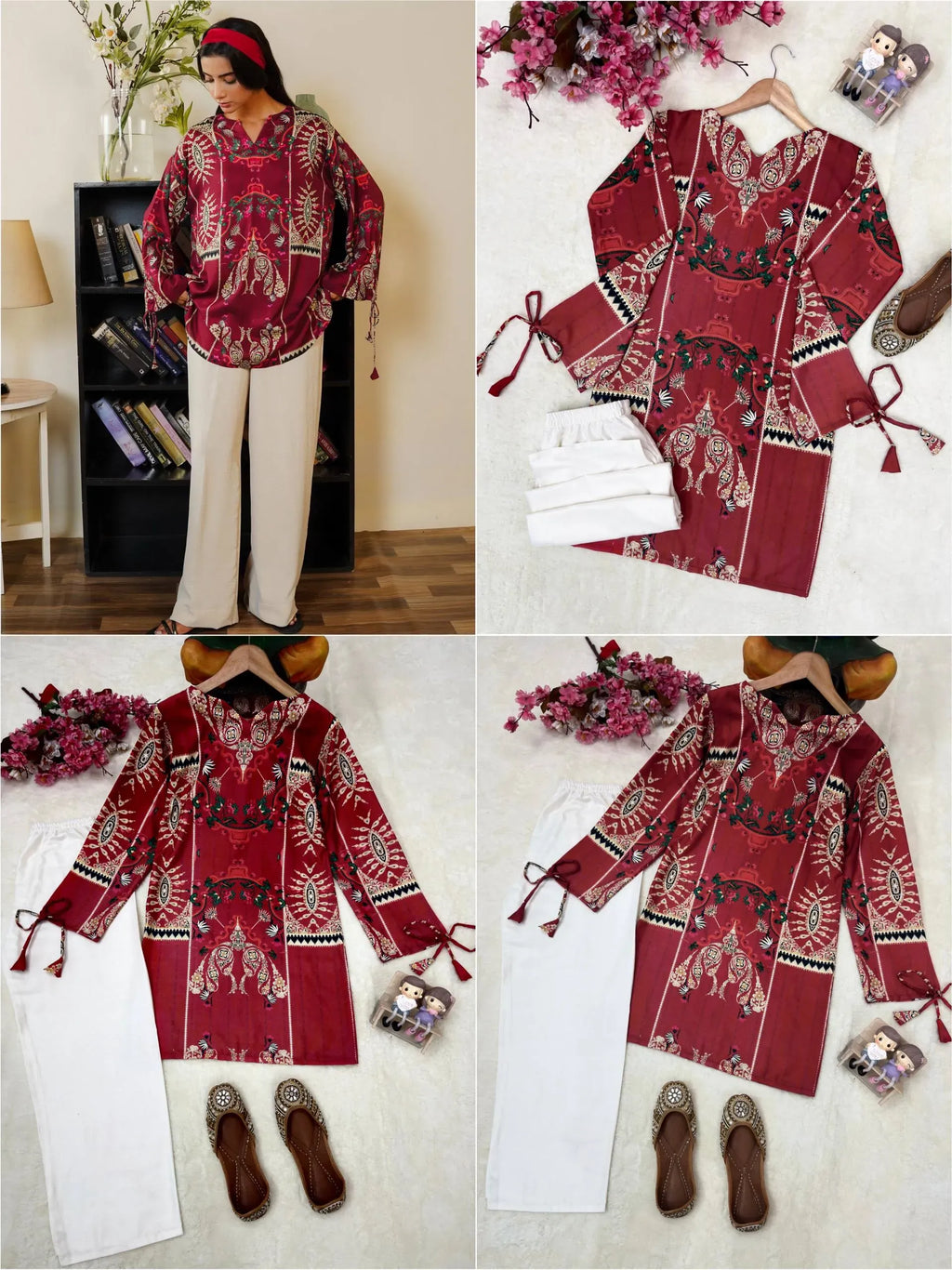 Kurti Plazzo Set