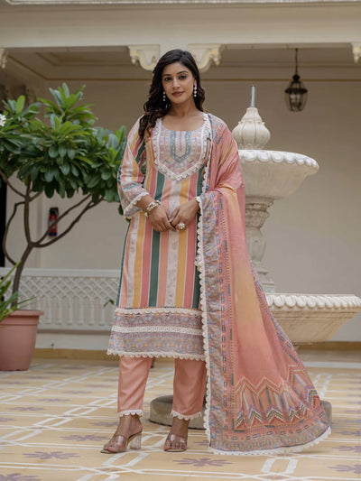 Trending Rayon Kurti Set - Festive Wear with Dupatta | Sizes S-XXL