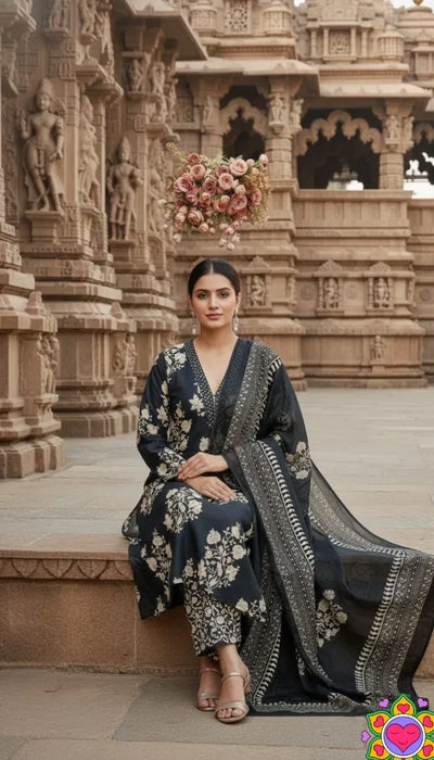 Trending Rayon Kurti Set - Mirror Work Printed for Women | S-4XL