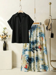 Trending Rayon Palazzo Set - Comfortable Digital Print Co-ord for Women