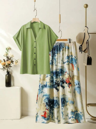 Trending Rayon Palazzo Set - Comfortable Digital Print Co-ord for Women