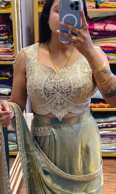 Trending Ready-to-Wear Saree - Sequin Work & Chic Design for Women