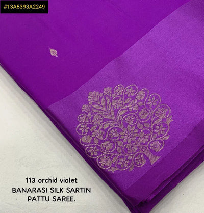 Trending Soft Banarsi Silk Saree - Elegant Zari Weave for Festive Wear