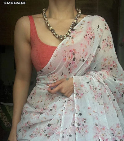 Trending Soft Georgette Saree - Digital Print Party Wear for Women