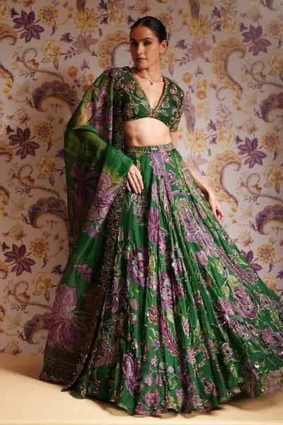Trending Taby Silk Lehenga - Mirror Work & Embroidery for Women