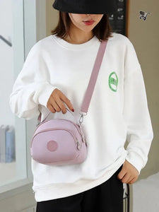 Premium Convertible 3-Way Nylon Shoulder Tote Bag - Ultra-Lightweight Daily Crossbody and Handbag for Travel and Work