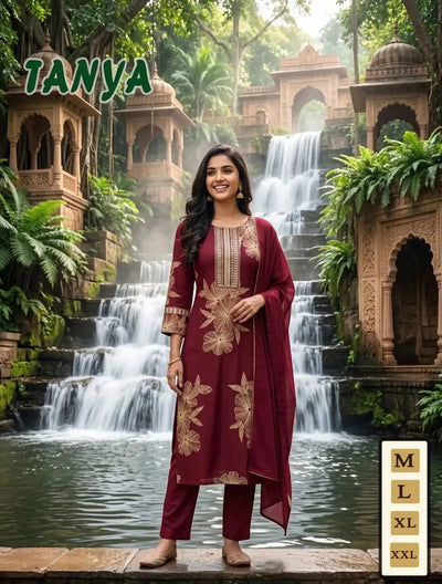 Trending Vertican Print Kurti Set - Festive Wear for Women