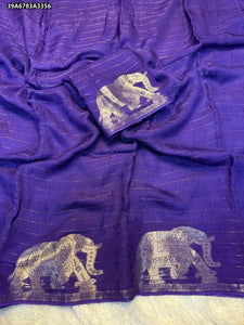 Trending Viscose Khadi Silk Saree - Jacquard Design for Party Wear Women