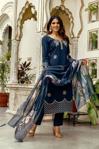 Trendy Embroidered Dupatta Set for Women | Festive & Party Wear
