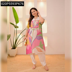 Trendy Festive Digital Print Women's Kurta Set | Party & Festive Wear