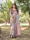 Tussar Silk Saree Hand-Painted & Digital Print Women's | Festive & Office Wear