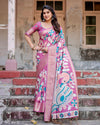 Tussar Silk Saree Regal Floral for Women | Festive & Occasion Wear