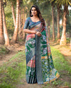 Tussar Silk Saree Traditional Printed Women's | Festive & Wedding by TrendBuy