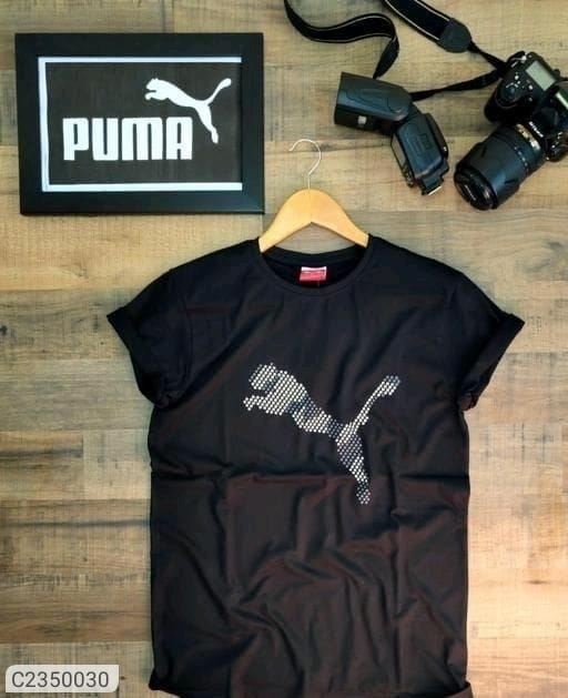 Men's Round Neck Printed T Shirt ( Black & White- Pack of 3 ) Multi L