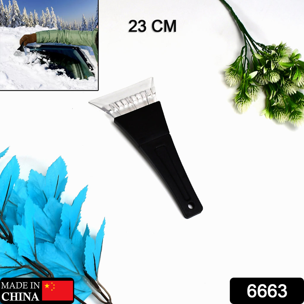 6663 ice scraper for car windshields and windows, efficiently removing ice and frost.