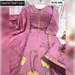 VDL Hand Work Kurti Dupatta Pant Set Women's | Brunch & Vacay