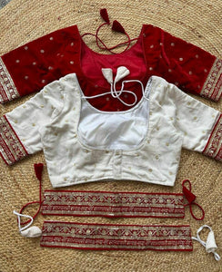 Velvet Butti Work Designer Blouse for Women | Festive & Wedding Wear