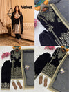 Velvet Edition Kurta Set for Women | Party Wear