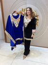 Velvet Mirror Work Plazzo Set for Women | Festive Wear