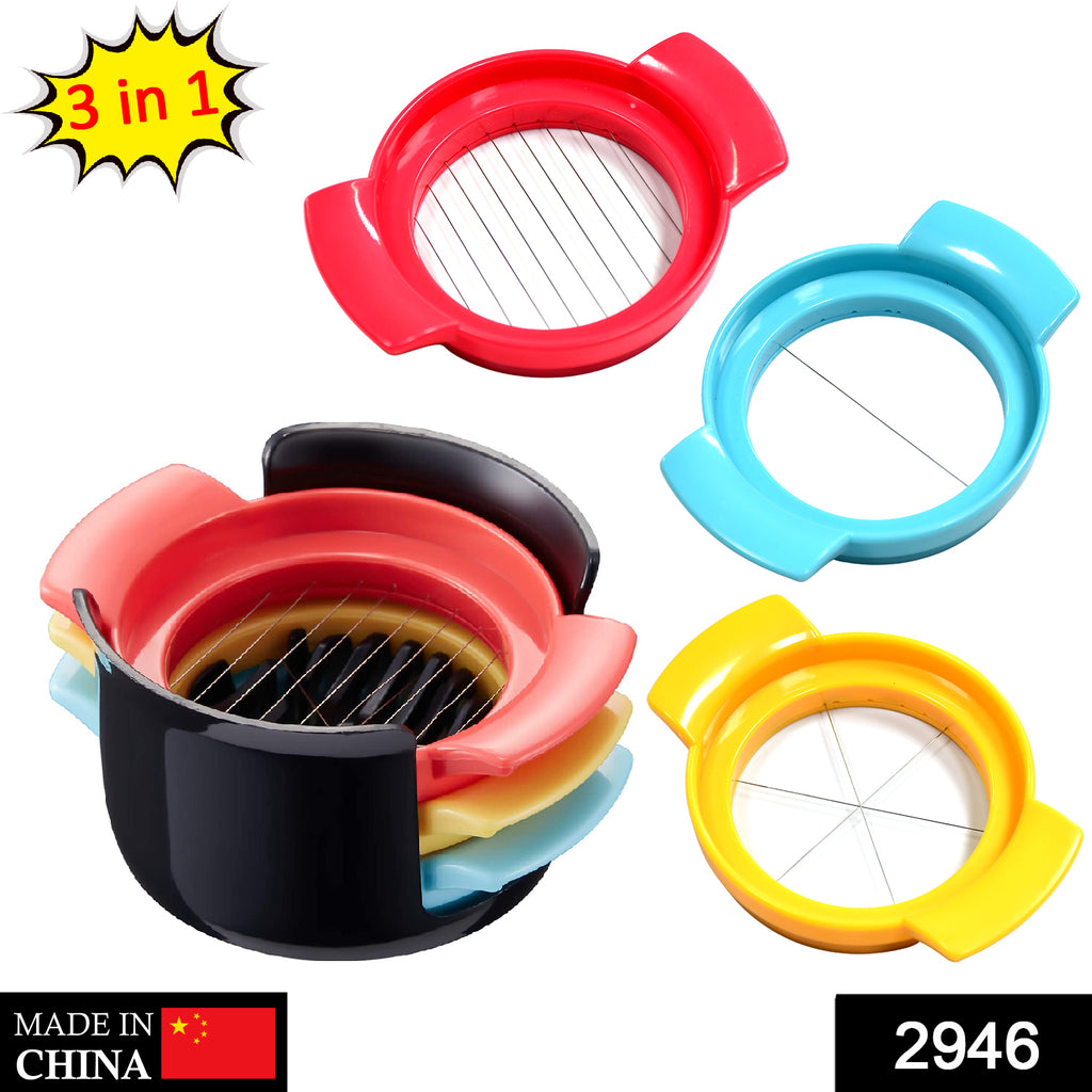 Hands using a 3-in-1 stainless steel wire cutter with durable wires to slice food uniformly.