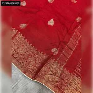Buy Elegant Viscose Dola Saree for Women | Jacquard Border & Embroidery Ethnic Wear Online