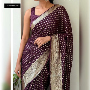 Viscose Georgette Saree for Women | Festive Elegance