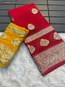 Buy Viscose Georgette Saree for Women | Traditional Festive Ethnic Wear Online