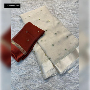 Viscose Georgette Sequin Saree for Women | Festive & Elegant