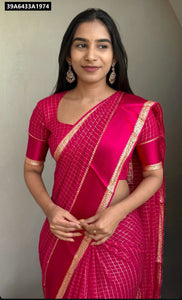 Viscose Georgette Woven Saree for Women | Festive Wear
