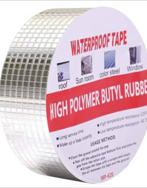 Roll of water proof aluminium foil tape for durable sealing and repairs