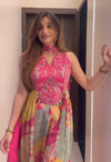 Wedding Kurti Set Embroidered Chinon for Women | Festive & Wedding