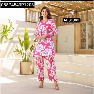 Women's A-Line Cotton Co-ord Set | Summer Chic Everyday Style